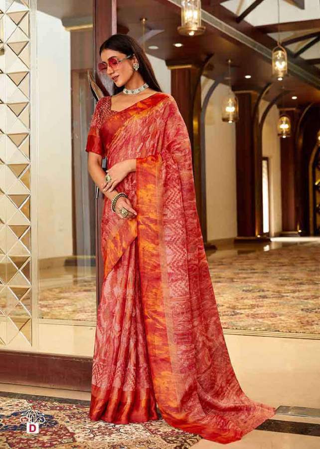 Shangrila Kashish Brasso 7 Fancy Party Wear Printed Designer Saree Collection